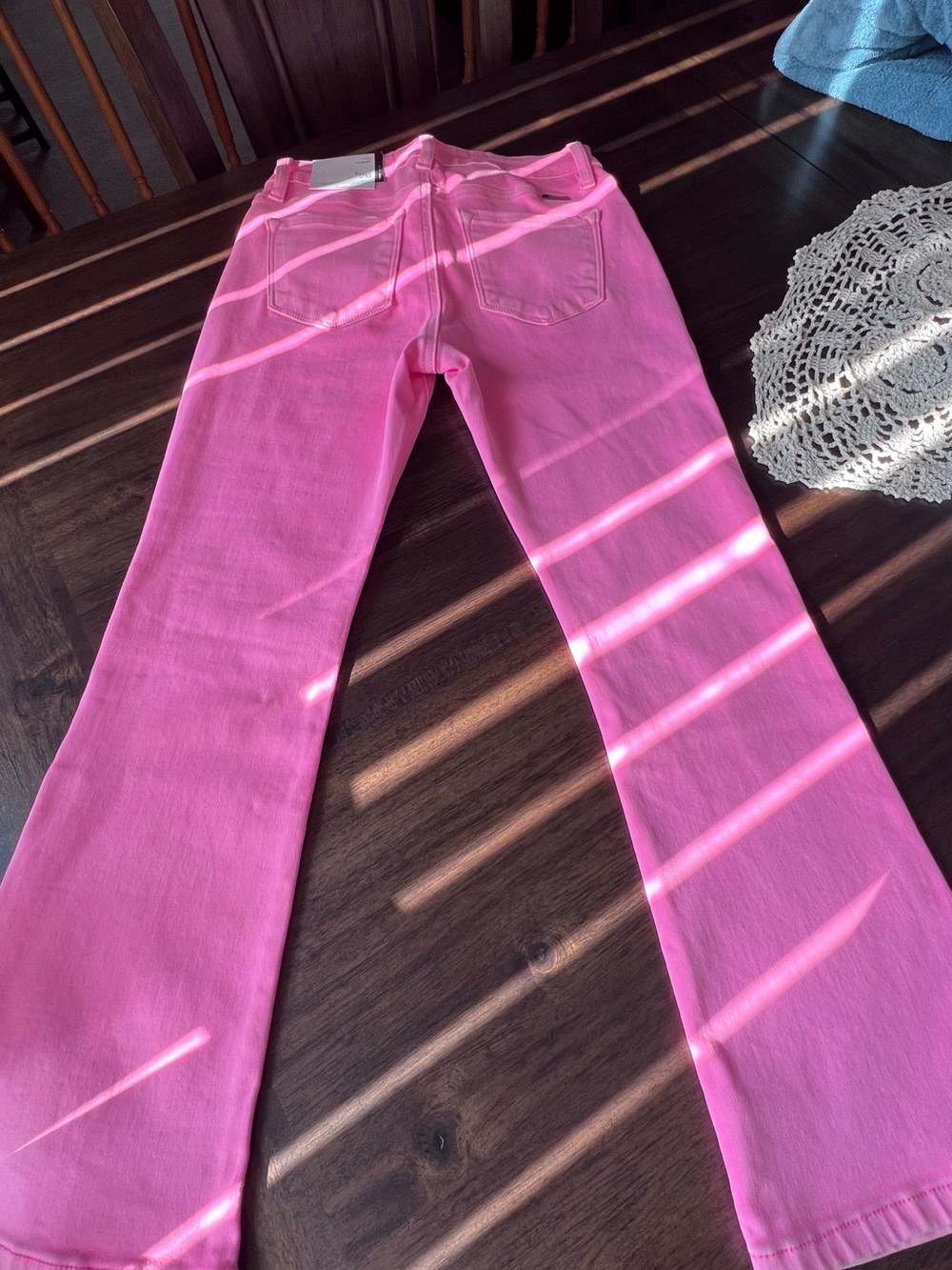 Kancan NWT Pink Bootcut Jeans Size 5/26 Stretch Denim Mid Rise Flare
